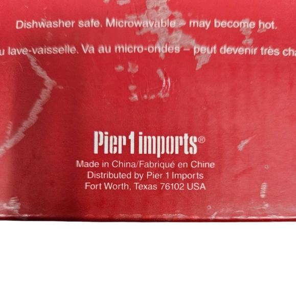 NWT Pier One Holiday White & Gold Snowflake 7.5" Dessert Plates Set‎ of 4 - Picture 8 of 9